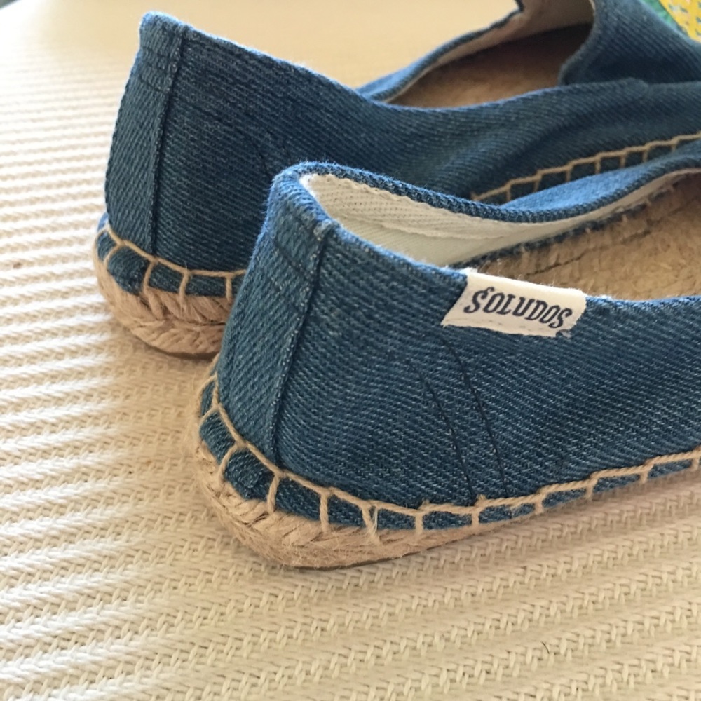 Soludos Jean pineapple espadrilles size 6 - Picture 5 of 7